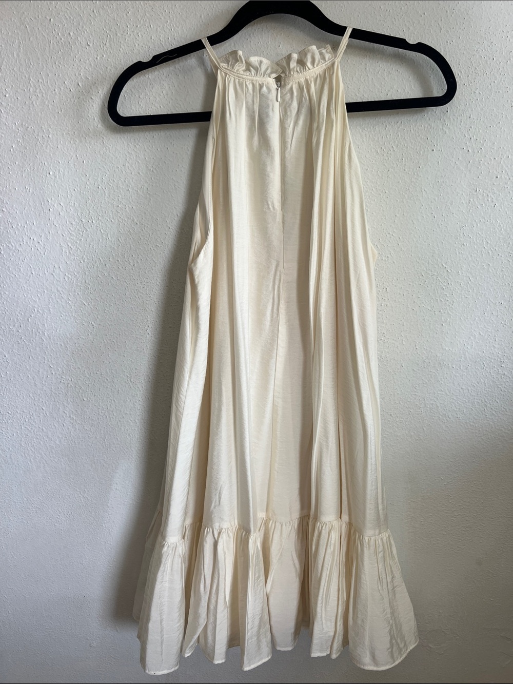 H&M RUFFLE-DETAIL SLEEVELESS DRESS - Picture 4 of 6